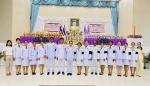 พิธีถวายเครื่องราชสักการะและวางพานพุ่ม และพิธีจุดเทียนถวายพร